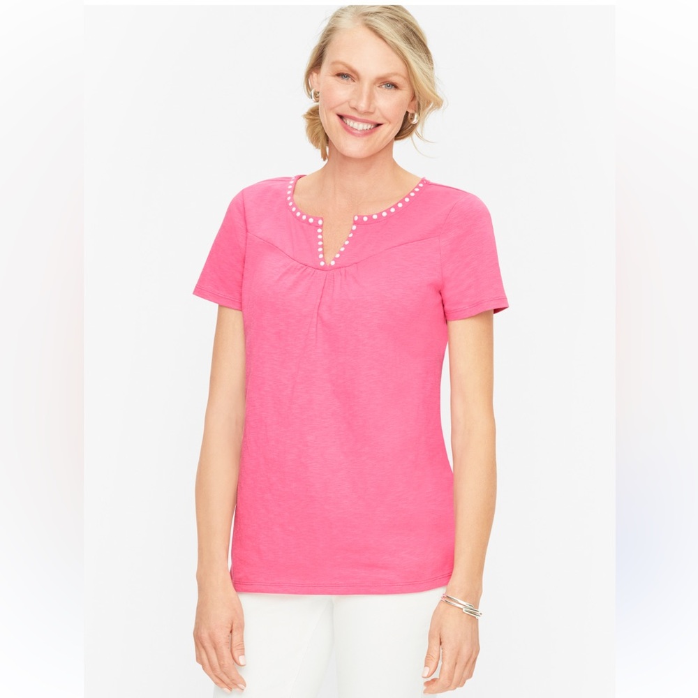 Talbots Pink Short Sleeve Women's Tee